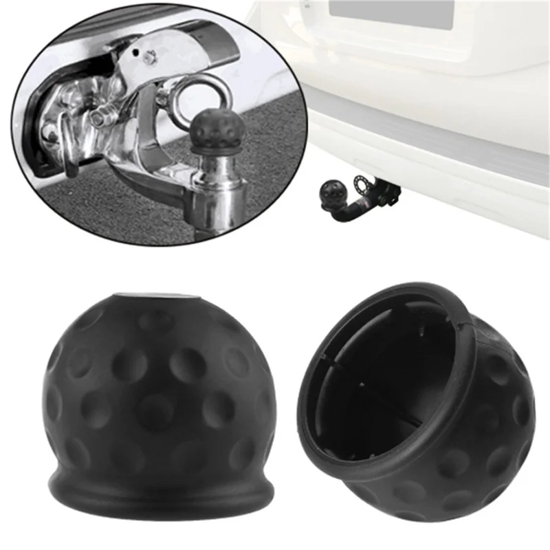 

Universal for 50MM Tow Bar Ball Cover Cap Trailer Ball Cover Tow Bar Cap Hitch Trailer Towball Protect Car Accessories
