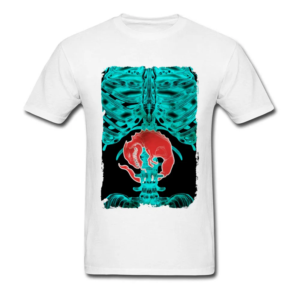 

Alien Xray T-Rex Bones Print Pattern Men's T-Shirt