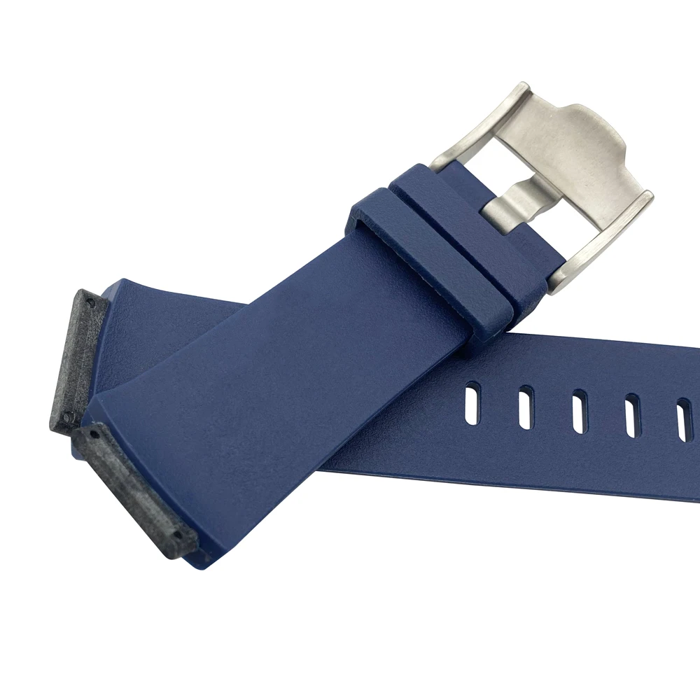 

27mm Black Blue Rubber Watch Band for AP Strap for Oak Concept 26589 26560IO.OO.D002CA.01.A Watchband Replace Watchband Tools