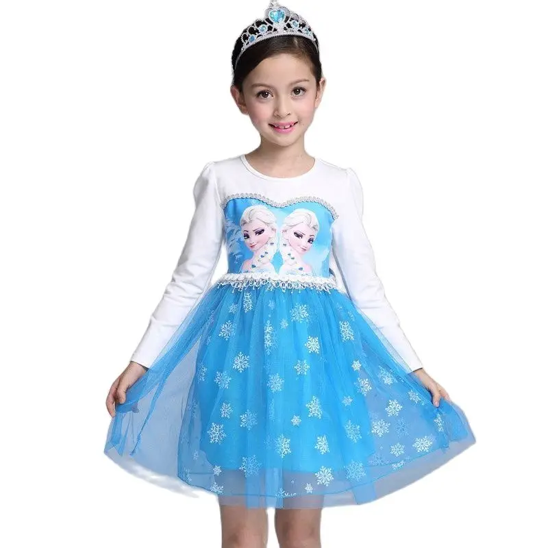 Платье для девочек с героями мультфильма Холодное сердце | Детская одежда и обувь