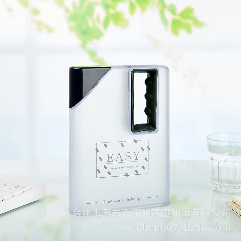 550ML Water Bottle Shaker Sport Bottle Plastic Portable Memo Notebook Paper Water Bottle Creative Travel Sports Flat Kettle