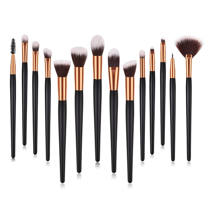 

14Pcs Makeup Brushes Professional Cosmetic Powder Eye Shadow Foundation Blush Blending Beauty Make Up Brush