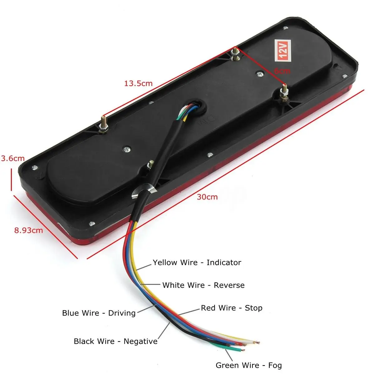 2 шт. задние фонари 12 В 6 функций 36 светодиодов|Фара для авто в сборе| |