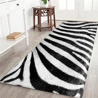 black and white tiger stripes kitchen rug colorful stripes home floor mat kitchen carpets anti slip welcome indoor doormat