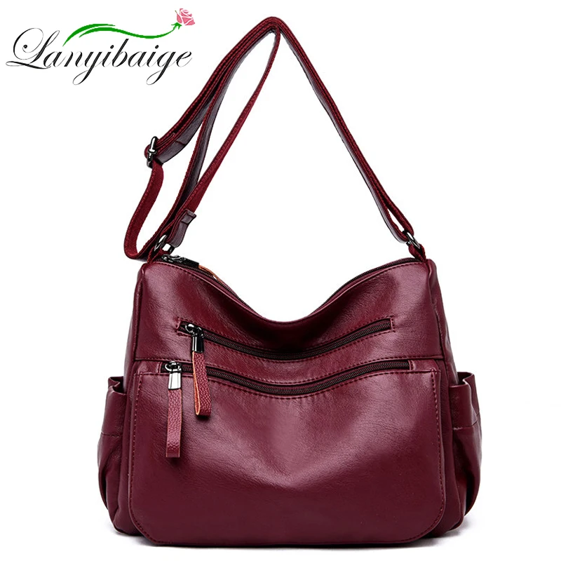 Женские кожаные сумки мессенджеры Feminina Bolsa роскошные дизайнерские женские