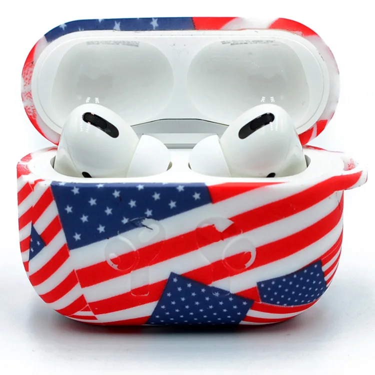 1 шт. силиконовый Bluetooth беспроводной чехол для наушников для AirPods Pro защитный чехол Аксессуары для Apple Airpods зарядная коробка
