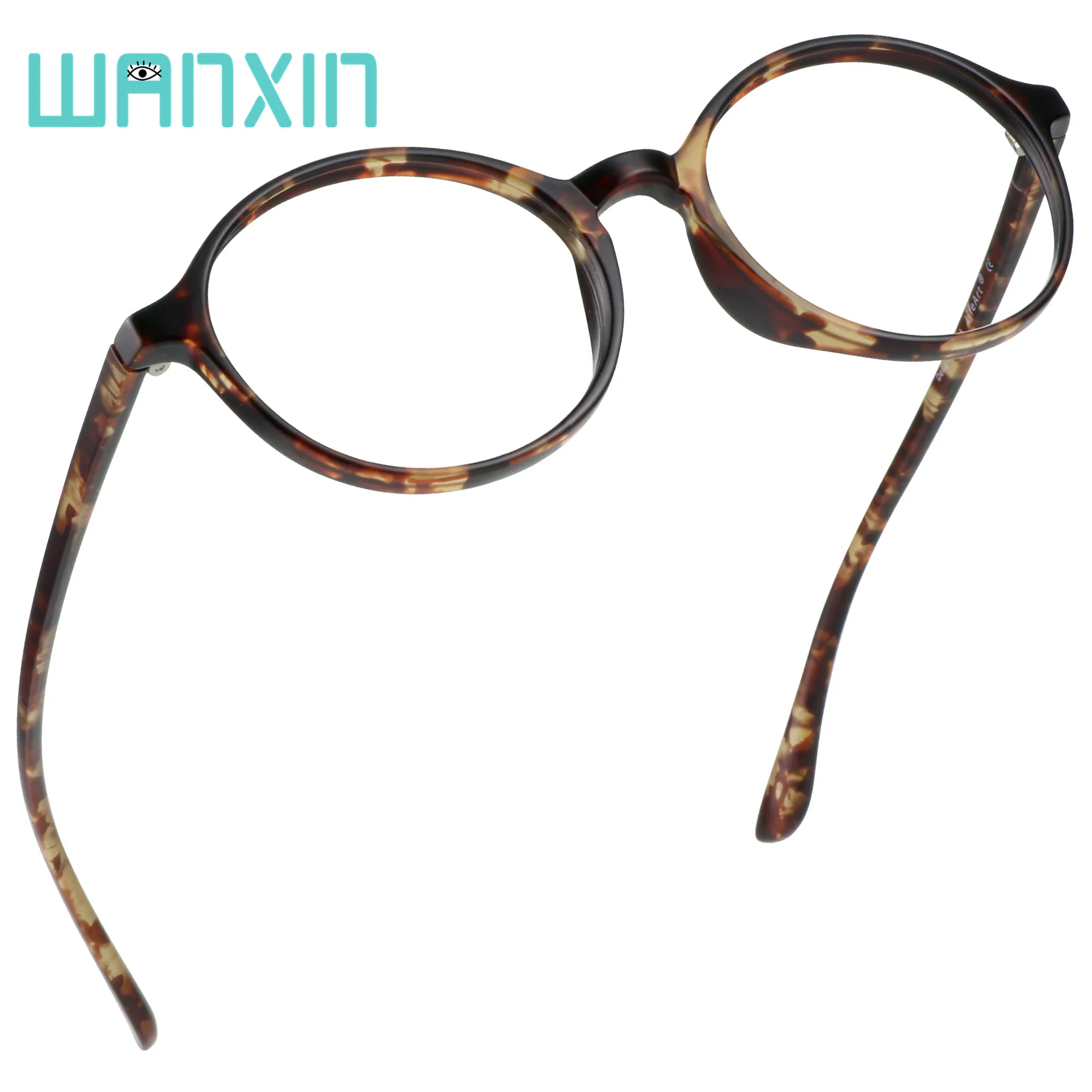 WANXIN синий светильник блокирующий компьютерные очки прозрачный Круглый фильтр