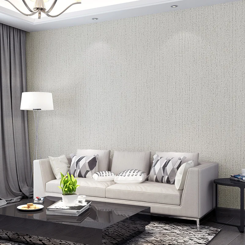 

Wallpapers home decor Modern simple non woven wallpaper thickened imitation diatom mud bedroom living room wallpaper U148