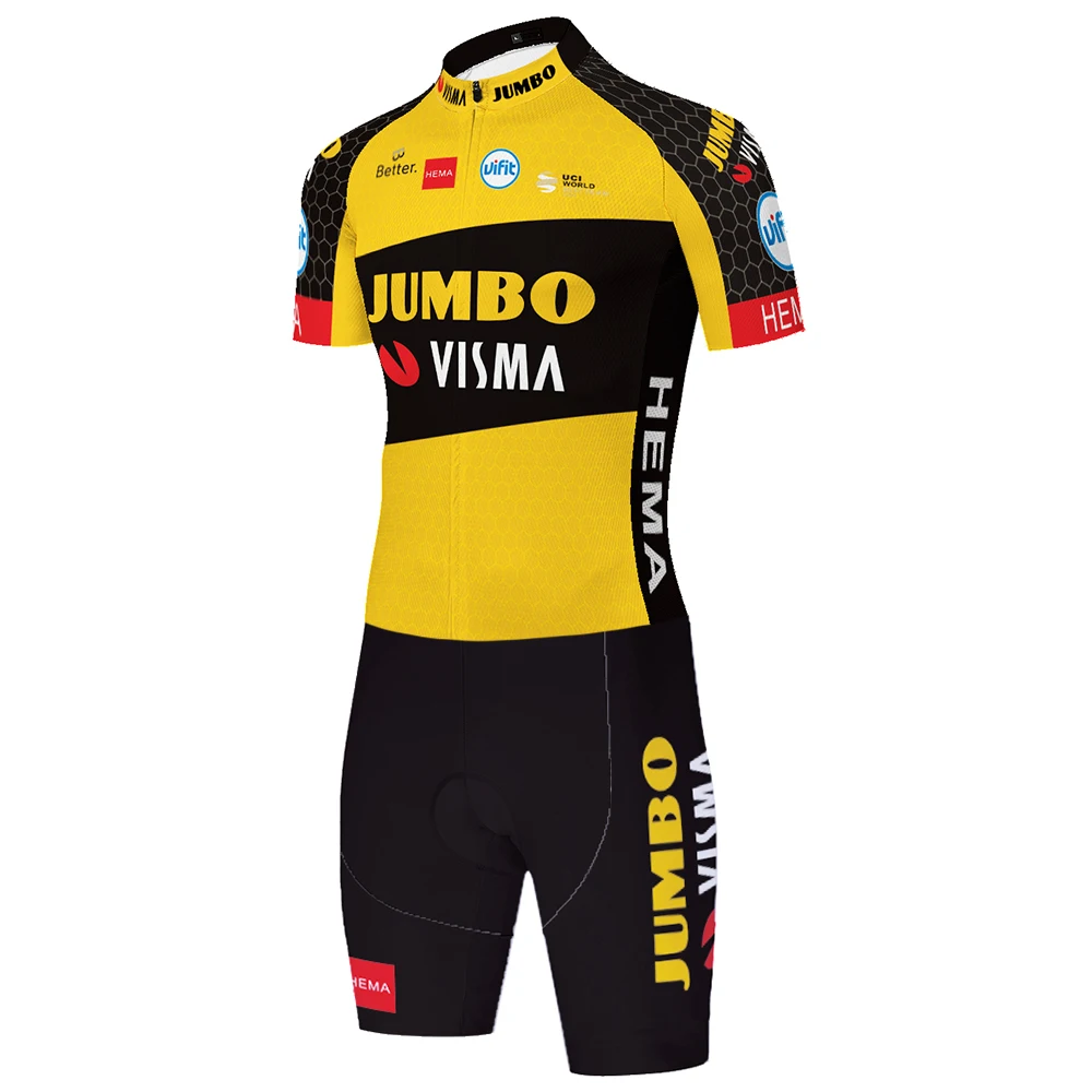 Велосипедная майка с лазерной резкой 2022 Триатлон jumbo visma Skinsuit комбинезон одежда