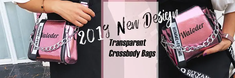 HEFLASHOR Women Shoulder Bag Fashion Laser Transparent Crossbody Bags Messenger Shoulder Beach Bag New Design Shoulder Bags