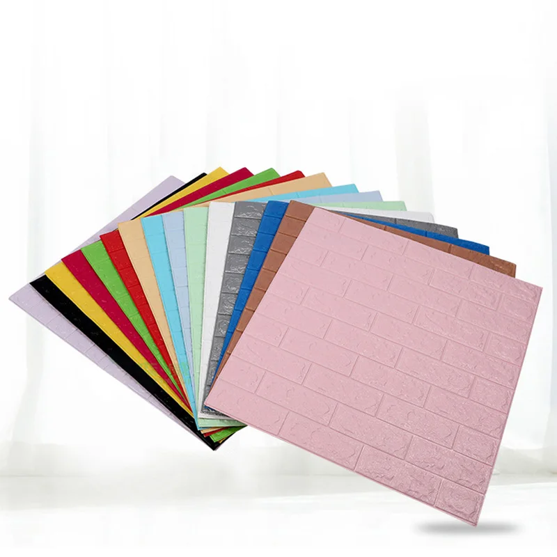 Самоклеящиеся 3D-Наклейки для стен 5 мм имитация кирпича мрамора тиснение сделай