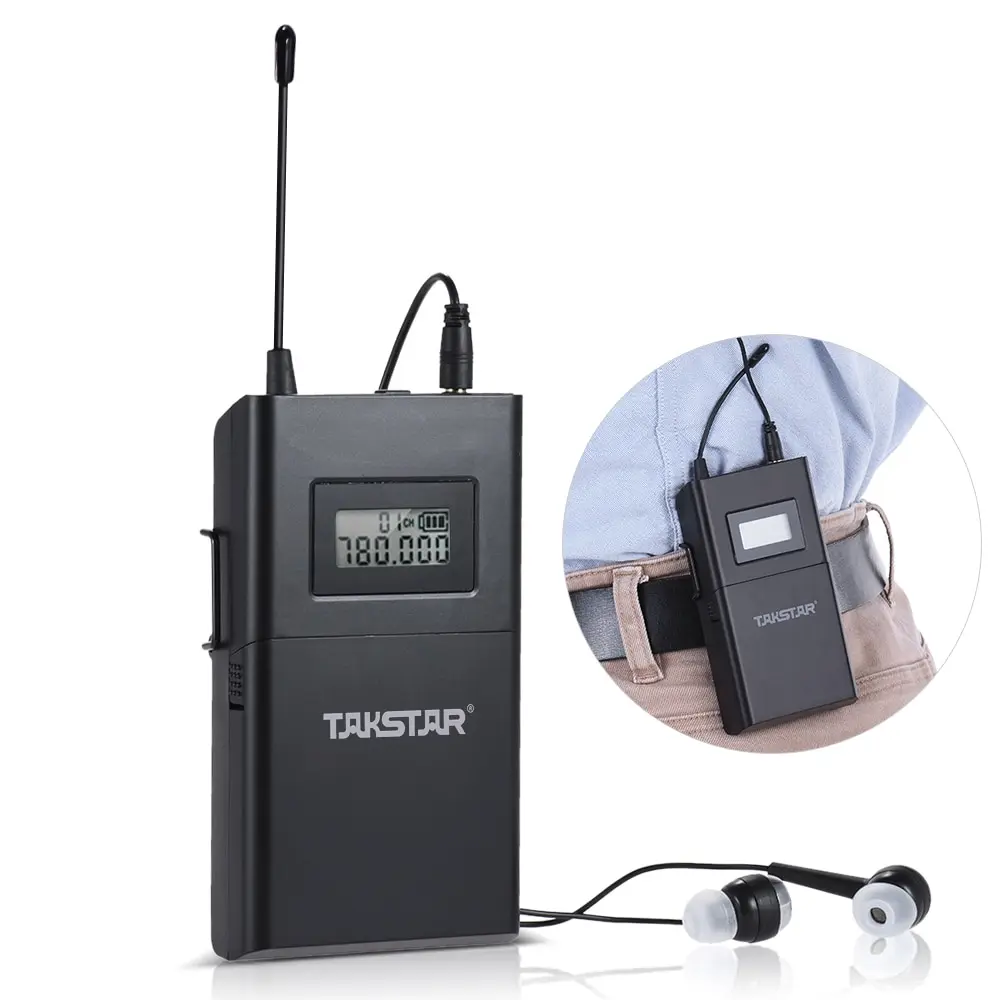 Takstar WPM-200 UHF Беспроводной в ухо монитор живой системы профессиональный сценический комплект стереонаушников 50 м передатчик приемник