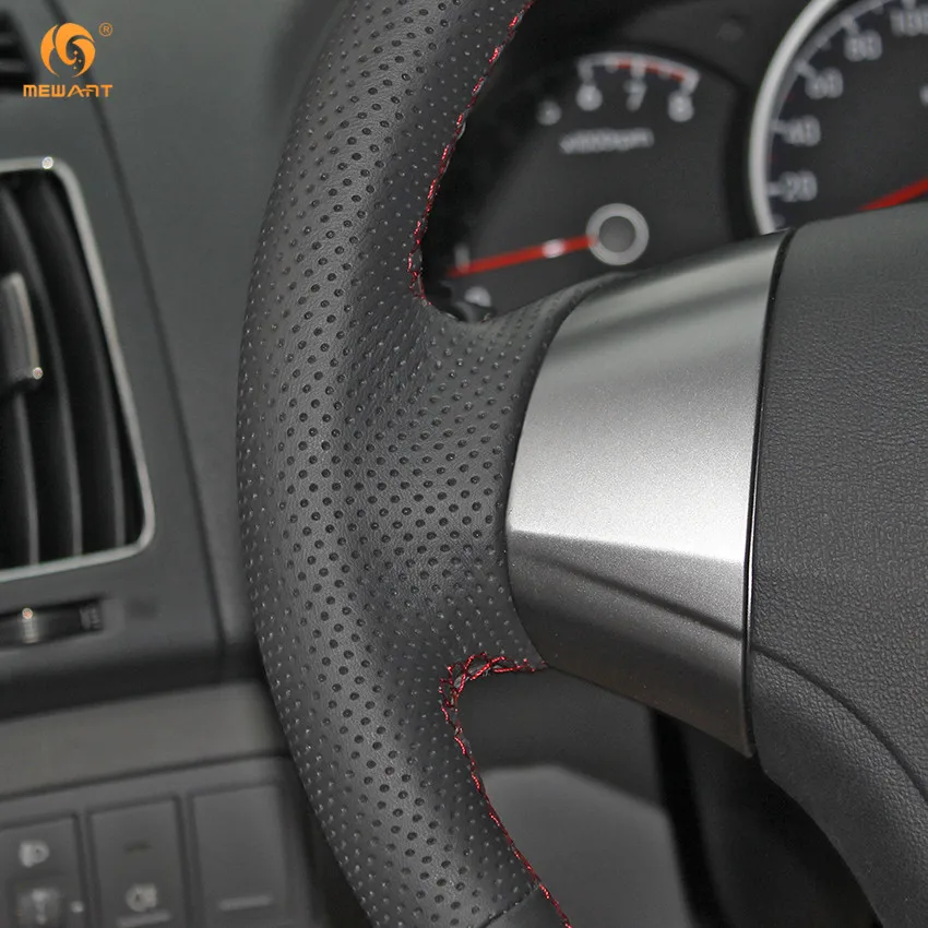 MEWANT черная натуральная кожа фотоэлемент для Hyundai Elantra 2008 2009 2010 аксессуары