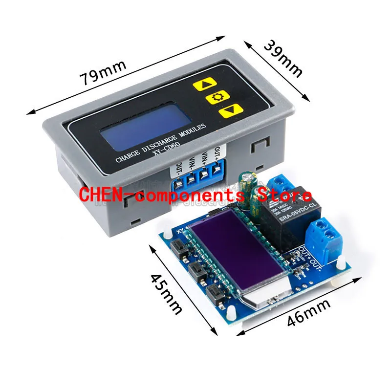 

XY-CD60 dual-mode battery charging and discharging control protector under voltage and power loss protector module