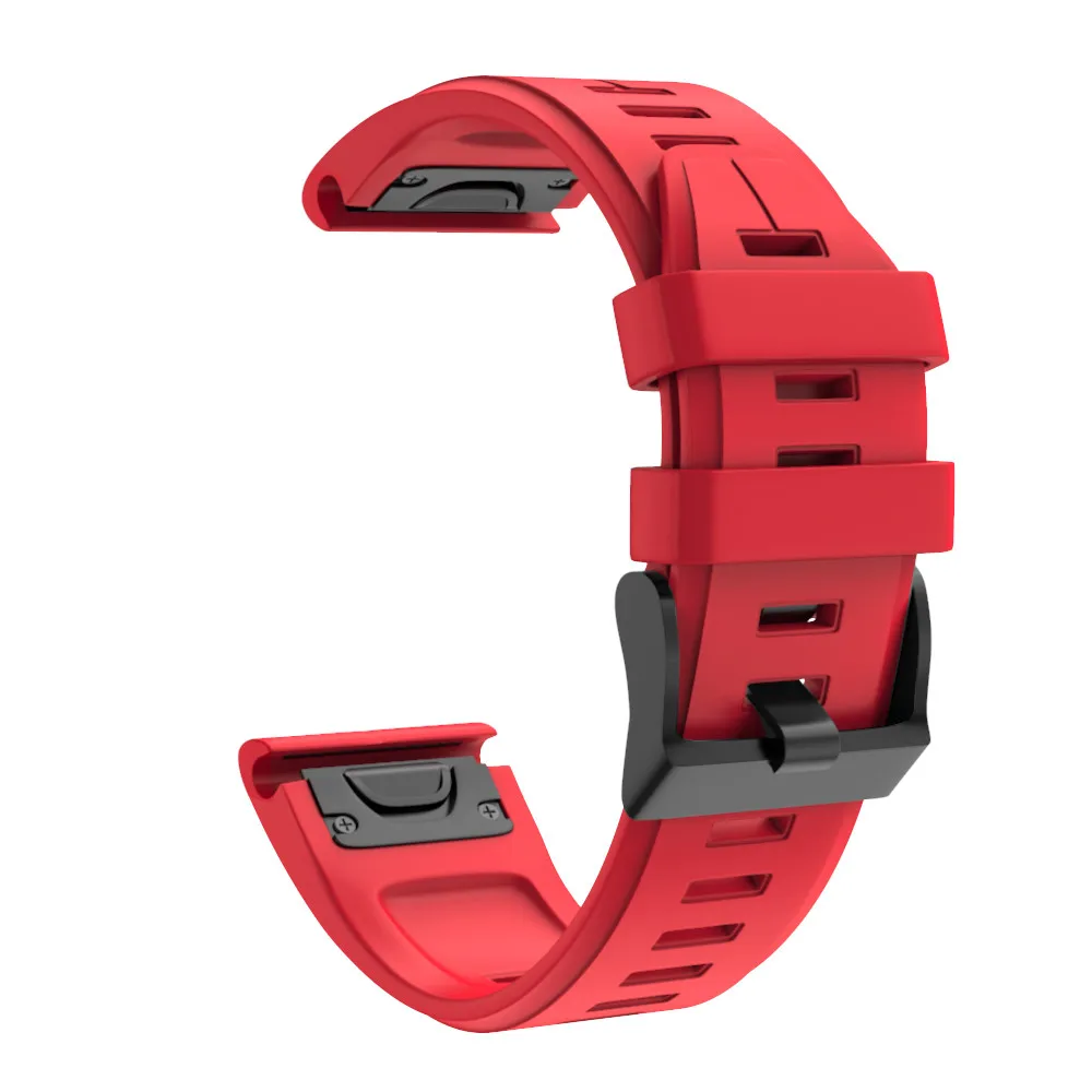 Red Фитнес-браслет, быстроразъемный, силиконовый, легко подходит для Garmin Instinct, Смарт-часы relogios# H10 - Цвет: Red