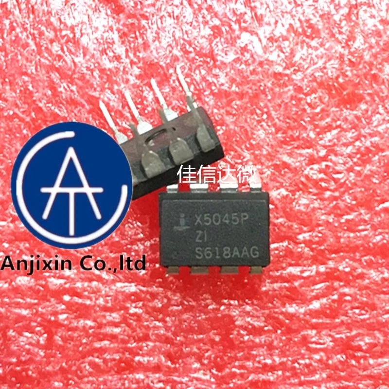 

10 шт., 100% оригинальные новые модели X5045PZ X5045 X5045P DIP8, операционный усилитель, чип управления питанием