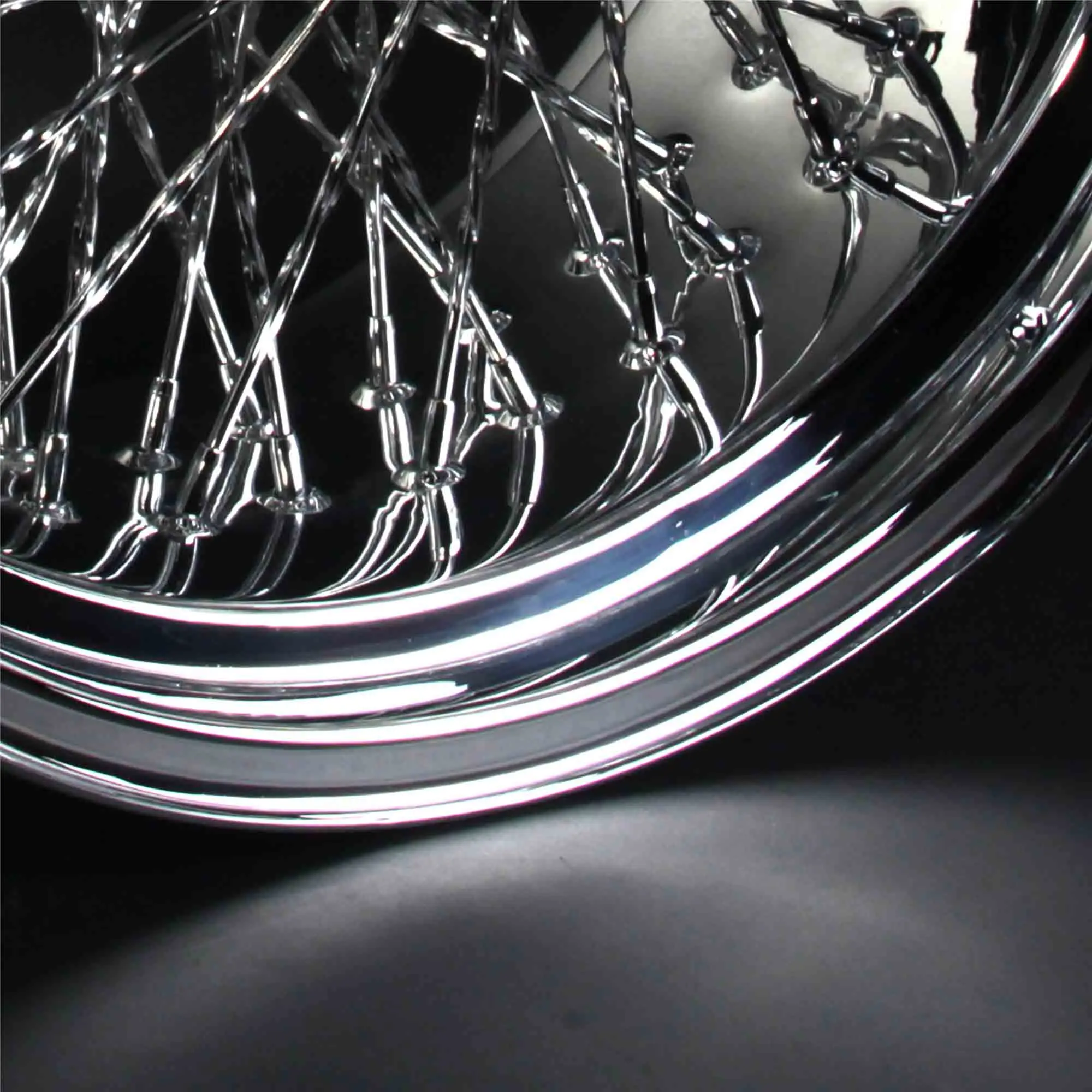 18x8.5 1" x8.5" хромированные Задние колесные диски для Harley Davidson FLSTC FAT BOY, запасные аксессуары для мотоциклов, модификация колесных дисков - Цвет: 18x8.5