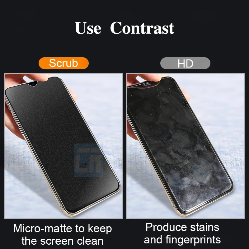 Защитное стекло 9D матовая поверхность с защитой от отпечатков пальцев для OPPO Reno 2Z