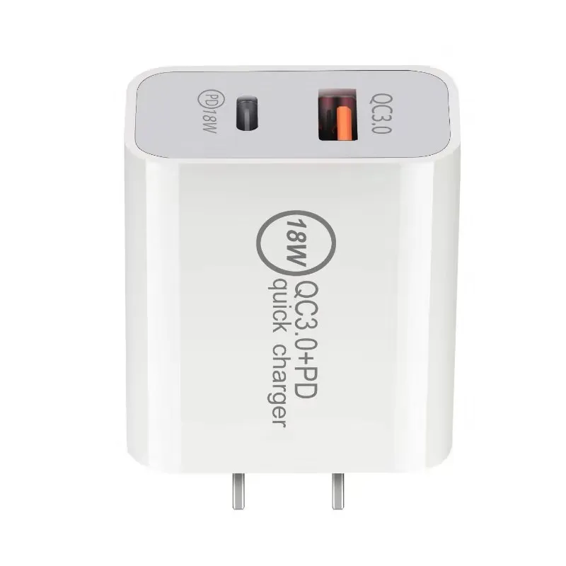 

Universal charger 20W dual port PD+QC3.0 charger 20W UK PD+QC3.0 charger AU dual port charger mobile phone accessories