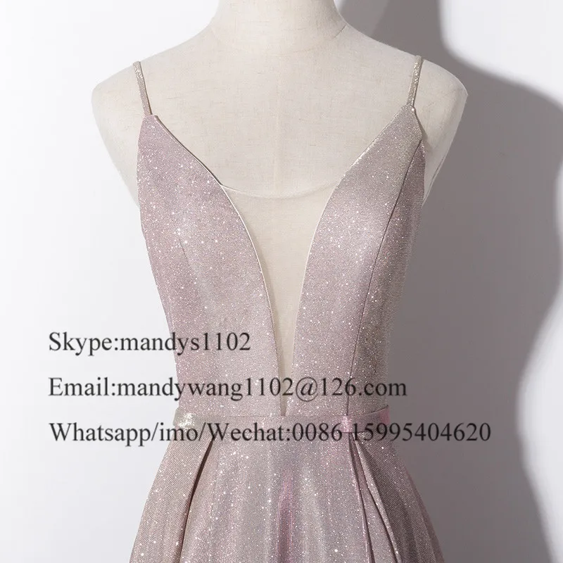 Платье для выпускного вечера Mbcullyd расшитое блестками длинное официальное