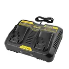 Устройство для быстрой зарядки литий-ионных аккумуляторов DCB102 для DeWalt, 12 В, 14,4 В, 18 в, 20 в, DCB105, DCB200, двойное зарядное устройство с USB-портом