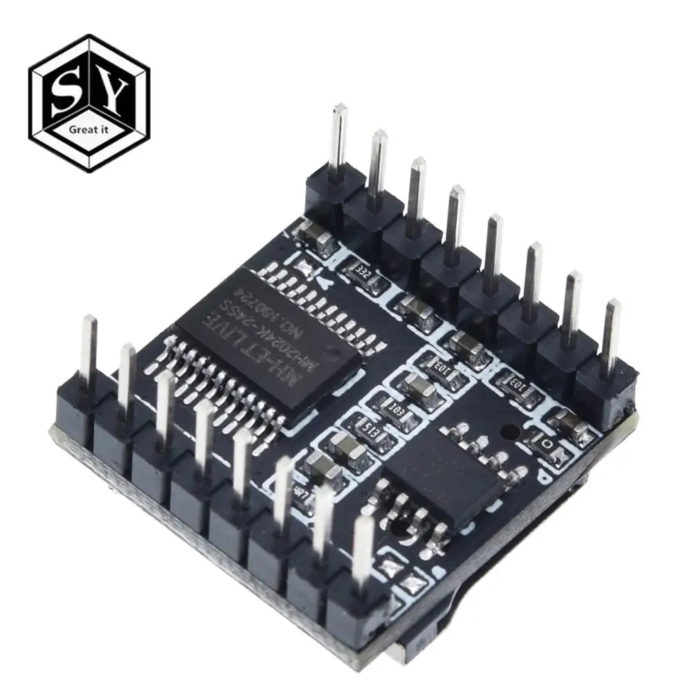 1 шт. отличная TF карта U диск мини MP3 DF плеер аудио голосовой модуль плата для Arduino DFPlay плеер