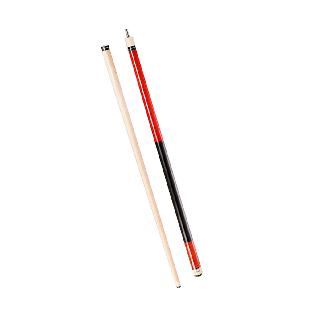 

American Maple Pool Cue Billiard House Bar Double Part Assemble Pool Cue Sticks for Practice Professional Use (Random Color)