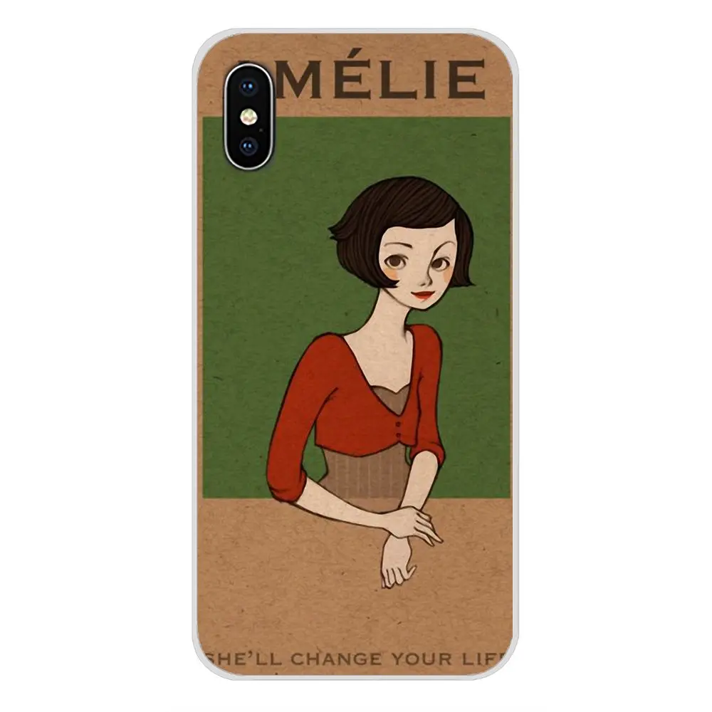 Прозрачный чехол из ТПУ для Apple iPhone X XR XS 11Pro MAX 4S 5C SE 6S 7 8 Plus ipod touch 5 6 Amelie France Pulp