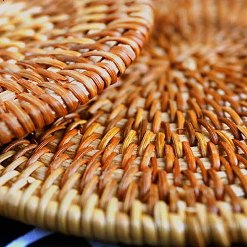 

4 Pcs Rattan Trivets for Hot Dishes-Insulated Hot Pads,Durable Pot Holder for Table,Heat Resistant Mats for Kitchen