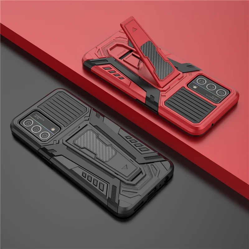 for oppo k9 case silicone protective holder funda chariot armor bracket rubber shell for oppo k9 cover case oppo k9 case free global shipping