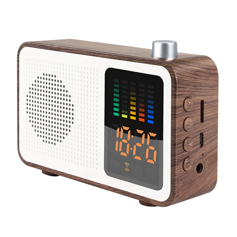 Музыкальное украшение стерео Bluetooth динамик FM Радио Цифровой Будильник