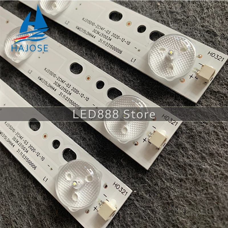 Светодиодная лента для подсветки D304PHHB01F5B KJ315D10-ZC14F-03 303KJ315031 D227PGHBYZF6A E348423 1 шт. = 10