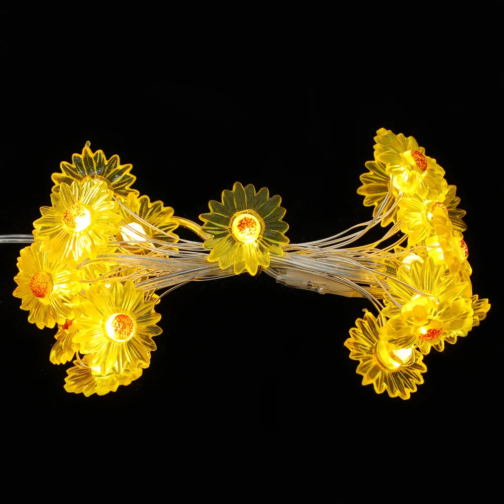 

Small Daisy String Lamp Creative Daisy LED Fairy Light String Decor Battery