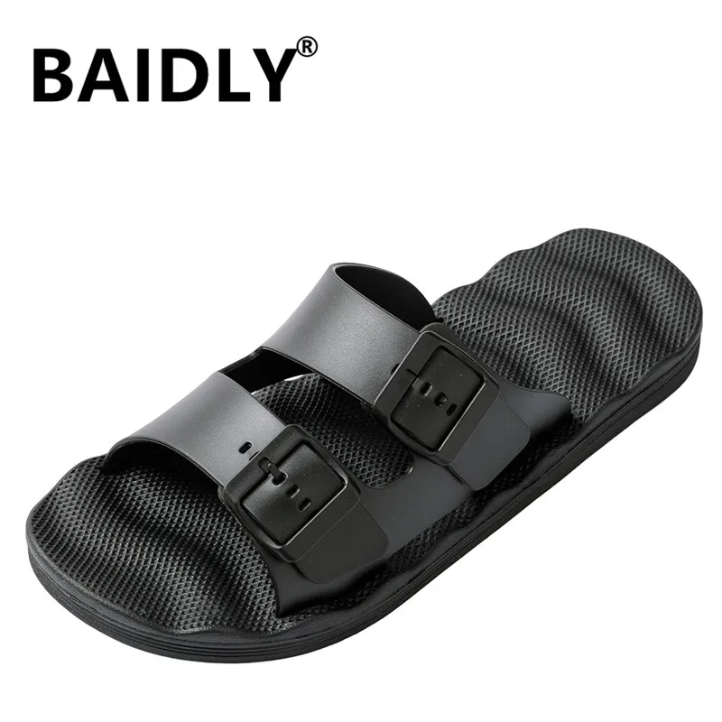 

Шлепанцы унисекс из ЭВА, мягкие сандалии на толстой подошве, для ванной комнаты, Повседневная пляжная обувь, домашние тапочки для мужчин и женщин