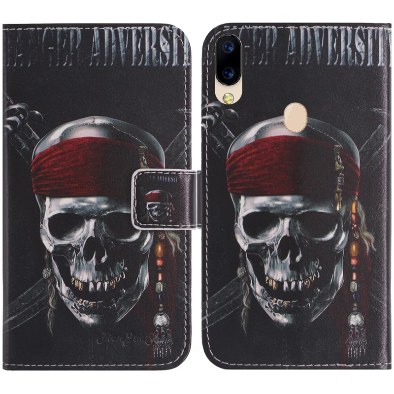 Забавный флип-чехол TienJueShi на магнитной застежке с подставкой кожаный чехол для