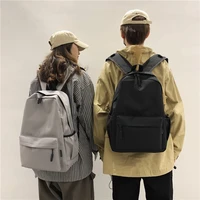 wholesale backpacks for men and women korean edition fashion sports high school college student backpacks solid color casual tra