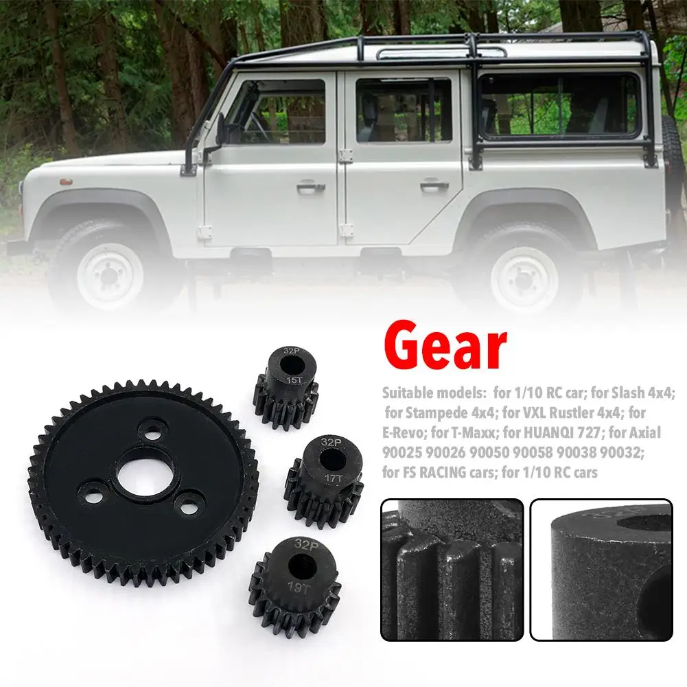 32P цилиндрическая Шестерня стальной металлический Мотор шестерня 15T 17T 19T