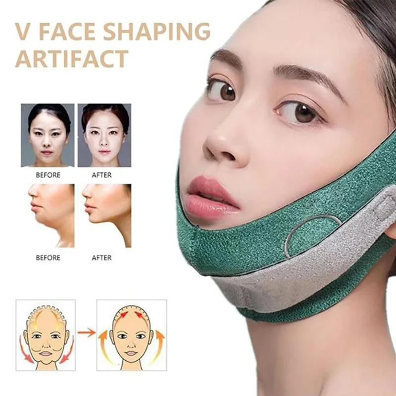 Face slimming Strap Cheek lift Chin Slim Neck thin Facial Slimming Belt Physical Sculp Bandage V Shaper Lifting Tool | Красота и