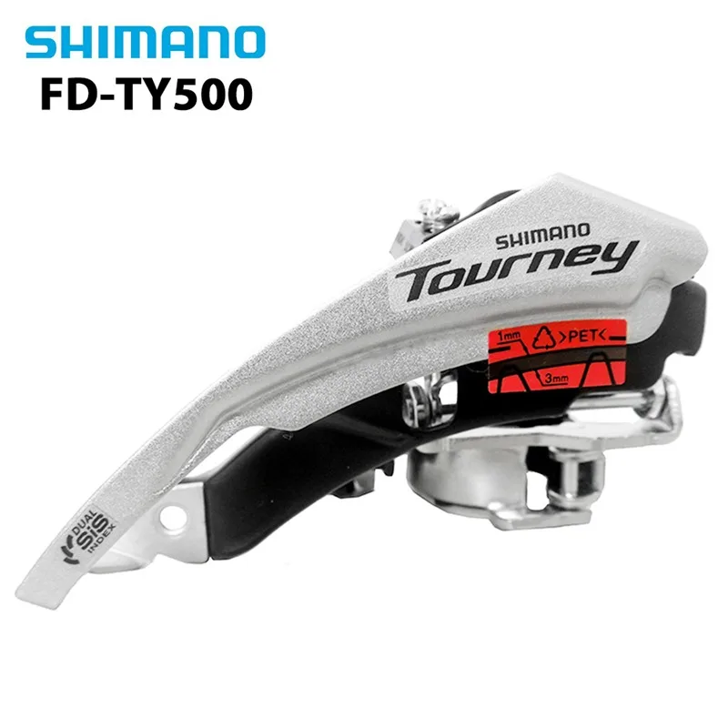 

Bicycle front derailleur FD TY500 Mountain bicycle Derailleur transmission For Shimano 31.8mm/34.9mm 6/7Speed 42T chainring