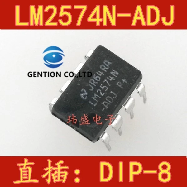 

10 шт. LM2574N-ADJ 2574-ADJ стабилизатор переключающего напряжения в DIP8 в наличии 100% новый и оригинальный