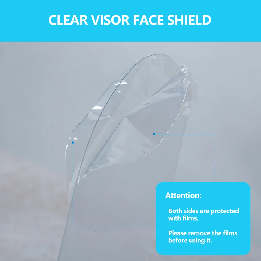 Флип-маска с прозрачным козырьком защитный лицевой экран