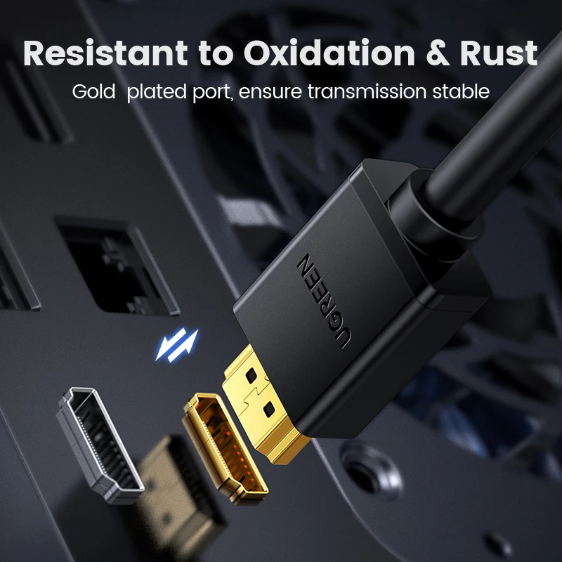 

Ugreen HDMI-compatible To DVI Bi-direction DVI-D 24+1 Adapter Cable HD 1080P for Xbox PS4 HDTV LCD DVD Male to Male DVI to HD