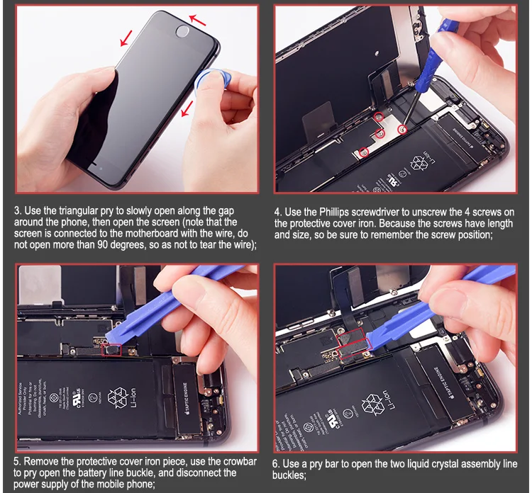 NOHON телефон батарея для Apple iPhone 8 7 Plus 8Plus 7 Plus X iPhone8 iPhone7 7G 8G литиевая полимерная сменная батарея Batarya