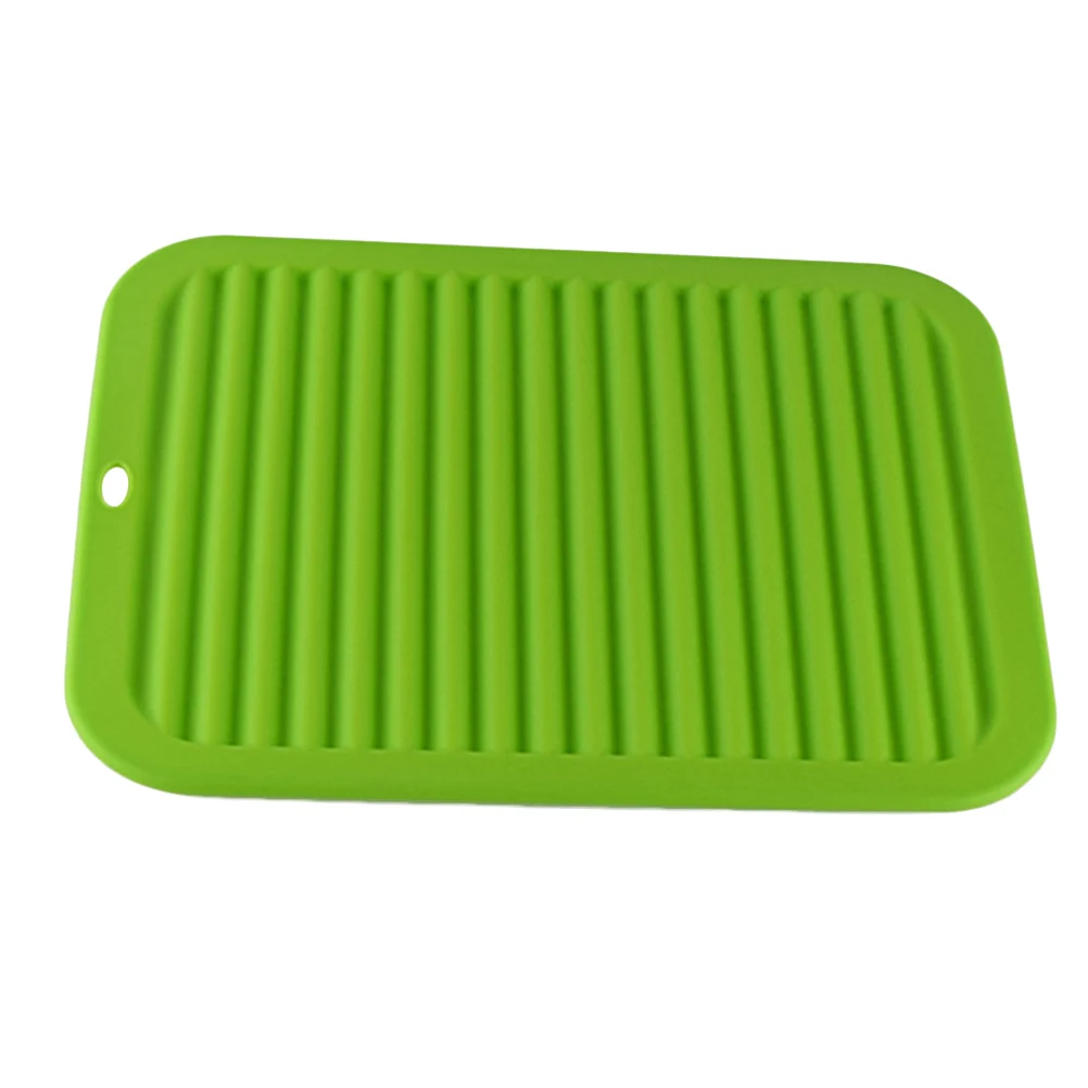 Силиконовый изоляционный коврик с волнистым узором кухонная стойка для хранения