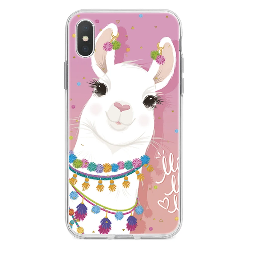 Чехол Для Doogee N20 Y9 plus X70 X60L X55 X53 X50 L X30 X20 N10 Y7 Y8C Y8 Альпака лама Мягкий силиконовый
