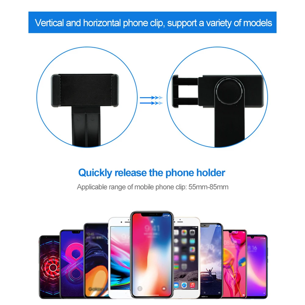 Светодиодсветильник лампа для селфи 5 Вт 160 мм с регулируемой яркостью 2