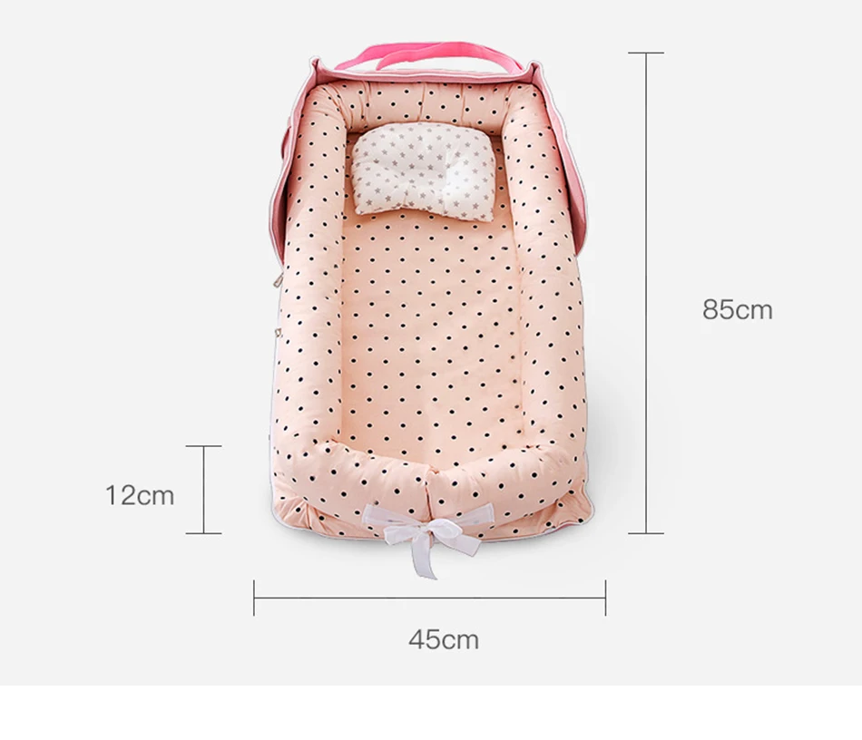 Складная кроватка для новорожденных портативная детская кровать дорожная