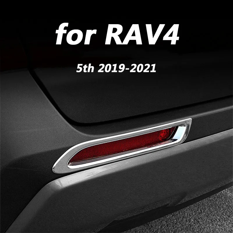 

Для Toyota RAV4 2019-2021 5th Автомобильная задняя противотуманная фара ABS декоративные аксессуары обновление патча