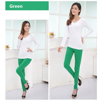 green S-6XL плюс размер женские Леггинсы эластичные брюки-карандаш черные леггинсы женские леггинсы Mujer Leginsy Damskie Leeging Femme - Цвет: green