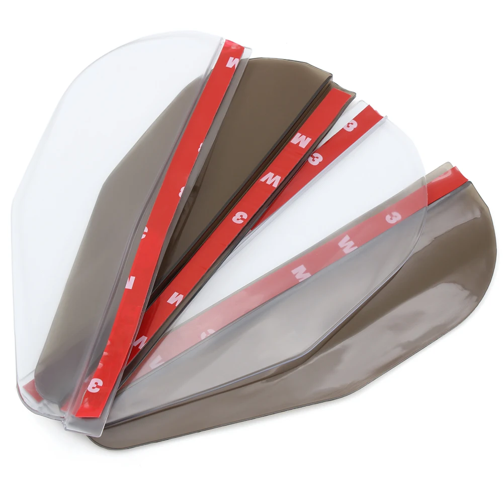 Car Side Rear View Mirror Rain Eyebrow Visor Sticker for audi a3 a4 b8 a6 c6 bmw e46 e90 e60 f10 f20 f30 e39 m3 x5 e70 | Автомобили и